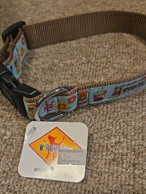 Worthy Dog Hawaiian TIKI Dog Collar BRAND NEW! Size Medium